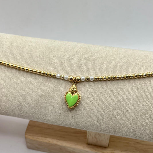 BR PERLINE LISCE E CUORE CENTRALE SMALTO