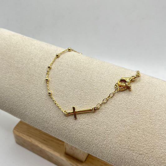 ROSARIO PALLINE 2,5 MM CROCE E MADONNA NELLA CHIUSURA