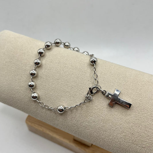 BR ROSARIO PALLINE LISCE 6MM