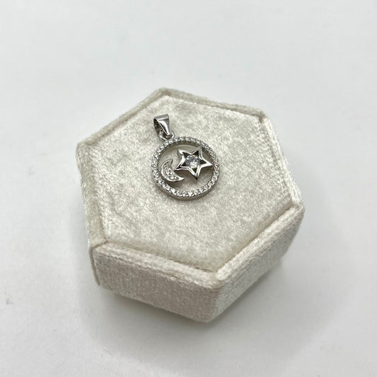 CN CERCHIO CON STELLA LUNA CENTR