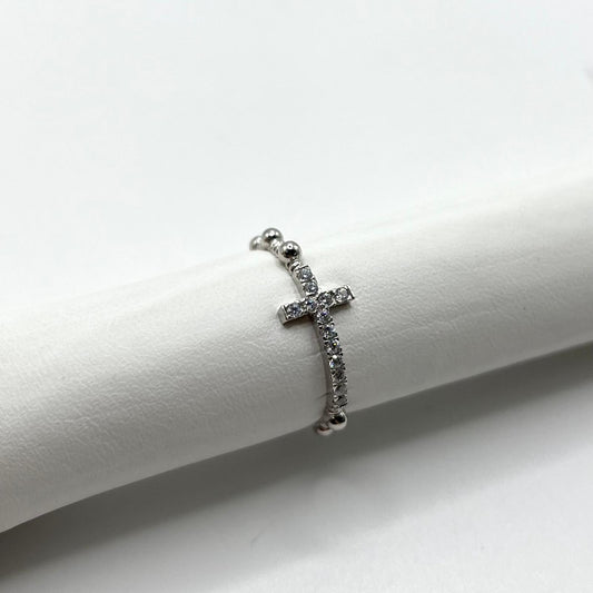 AN BIANCO CON CROCE CENTR ZIRC MIS 12