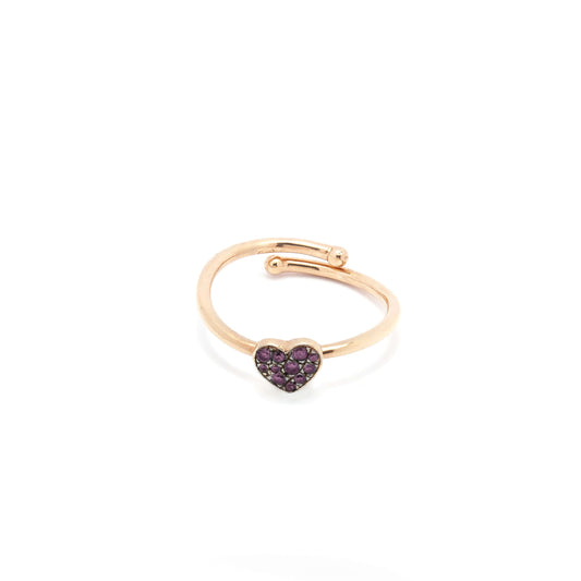 AN CUORE ZIRC VIOLA