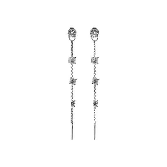 OR LOBO CON 3 ZIRC PENDENTI