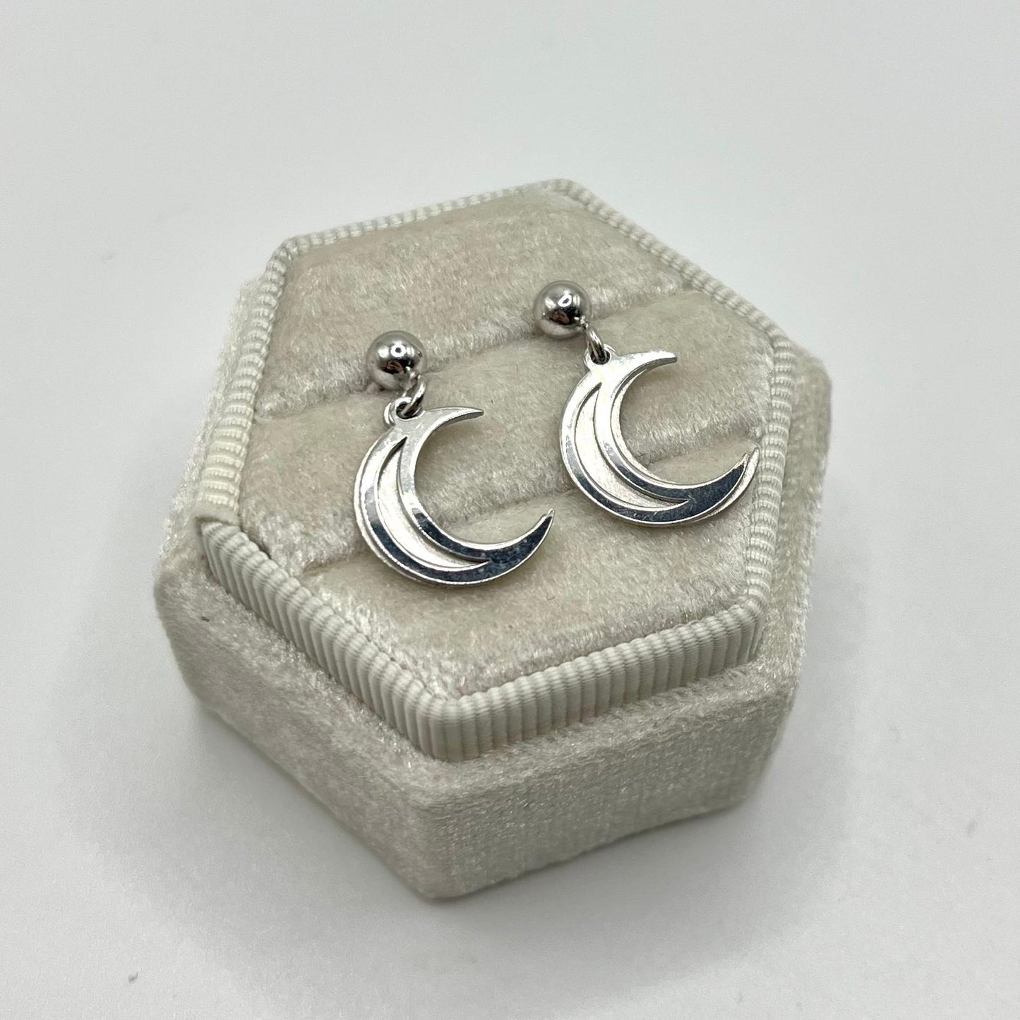 OR DOPPIA LUNA PEND SATINATA E LISCIA