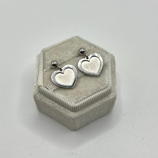 OR LOBO DOPPIO CUORE PEND SATINATO E LISCIO