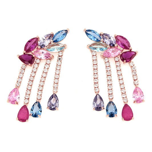 OR LOBO LUNGHI 4 FILI CON PIETRE