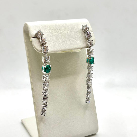 OR PENDENTI ZIRC BIANCHI E UNO COLORATO