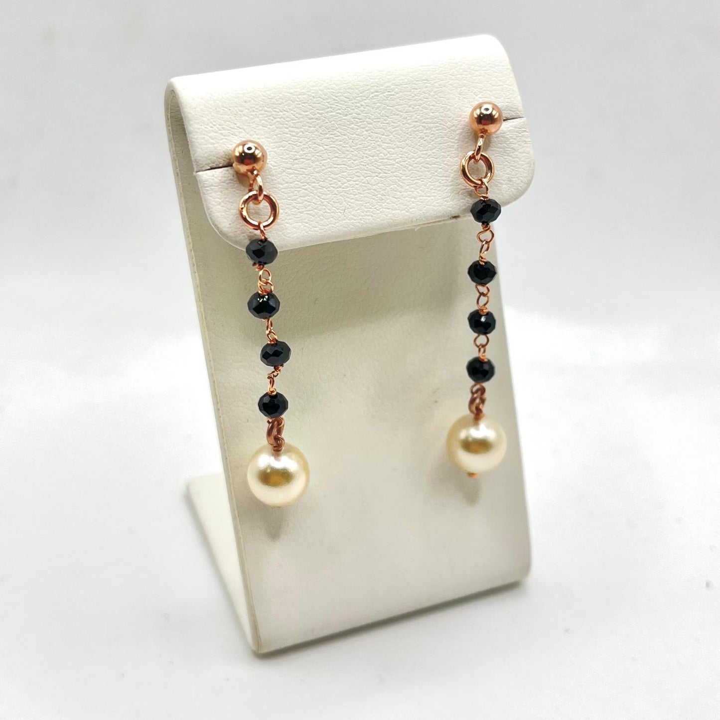 OR LUNGO PERLINE NERE PERLA FINALE