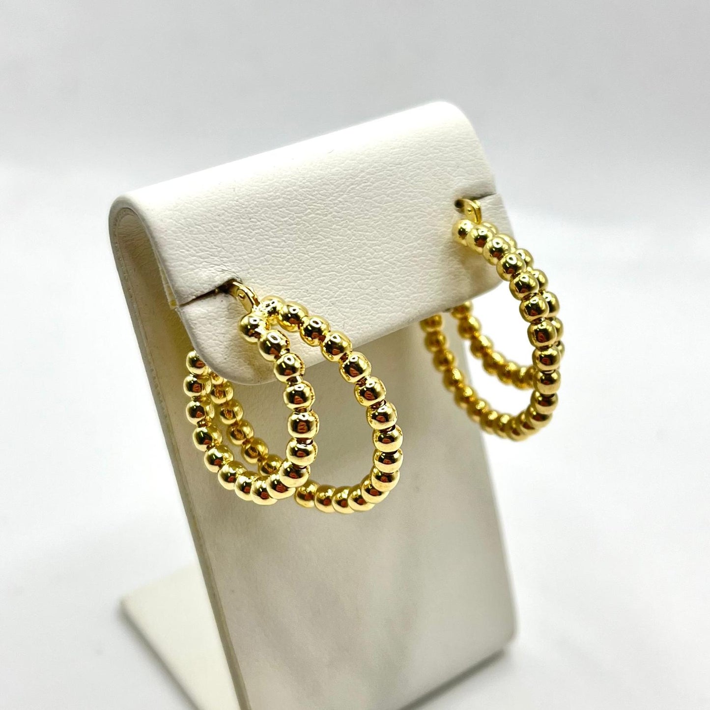 OR PALLINA DOPPIO PALLINE 3MM