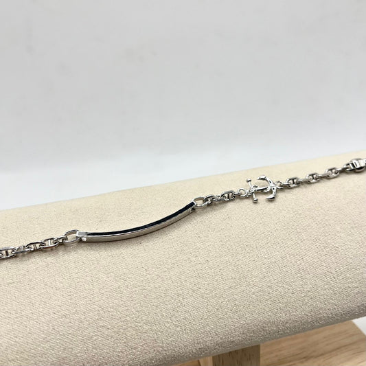 BR TARGHETTA 3MM TARGHETTA 4X0,3 CM E ANCORA