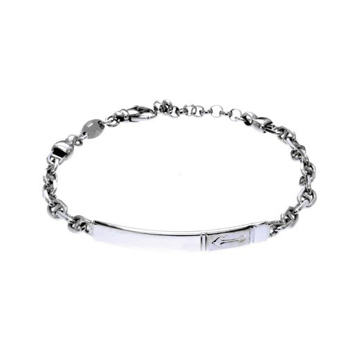 BR UOMO MAGLIA MARINA CON TARGA E ANCORA