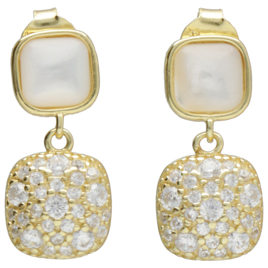 OR QUADRATO MADREPERLA E ZIRC