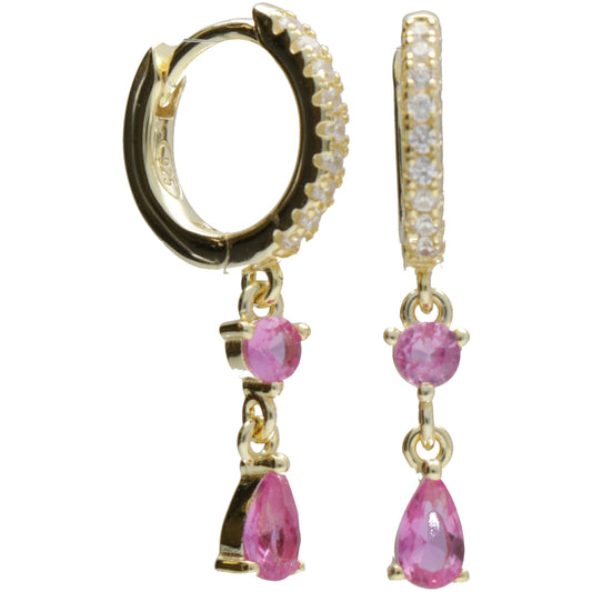 CAMP ZIRC CON DUE PIETRE PENDENTI