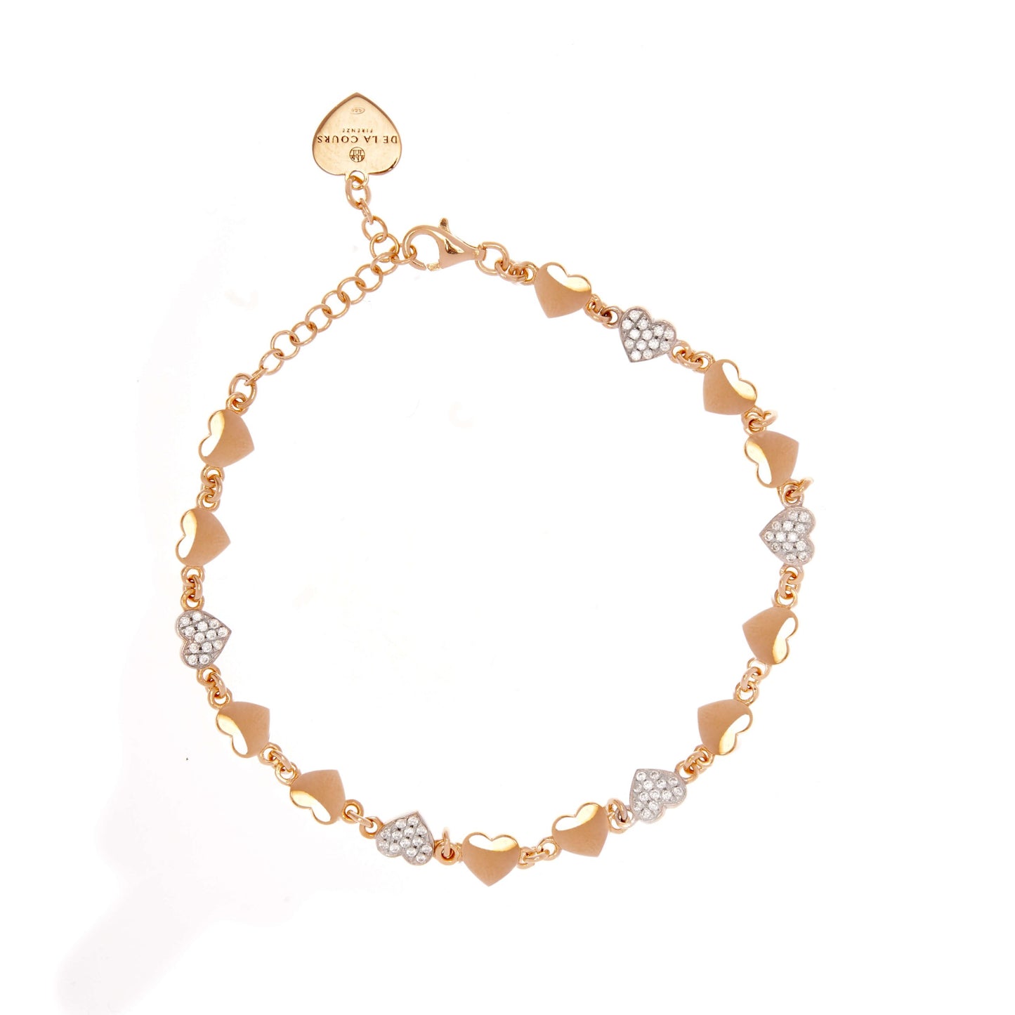 BR CUORI ZIRC ALTERNATI A CUORI LISCI