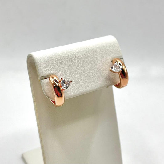 OR CERCHIO CON CUORE PIETRA