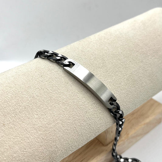 BR OSSIDATO GRUMETTA 7MM TARGA 4X0,8CM