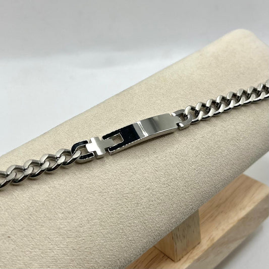 BR ACCIAIO GRUM 8MM TARGHETTA 5 X 0,8 CM CON CROCE