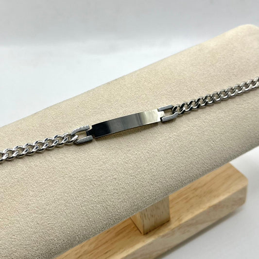 BR ACCIAIO GR 5MM TARGA 5X0,6CM