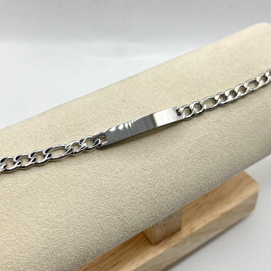 BR ACCIAIO GR 6MM TARGHETTA 4X0,6CM