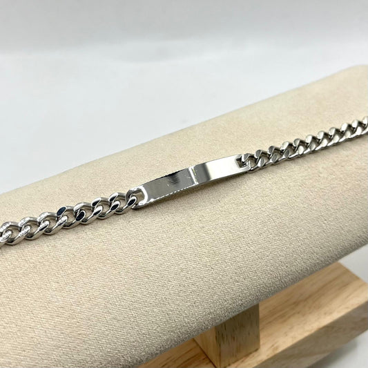 BR ACCIAIO GRUM 6MM TARGHETTA 4X0,6CM