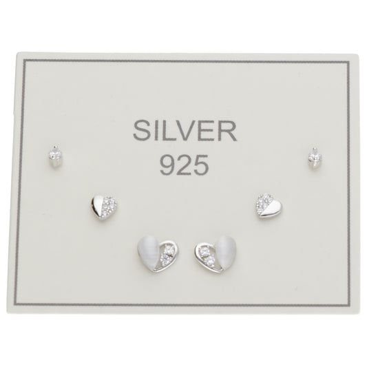 SET OR CUORI MADREPERLA E ZIRCONI