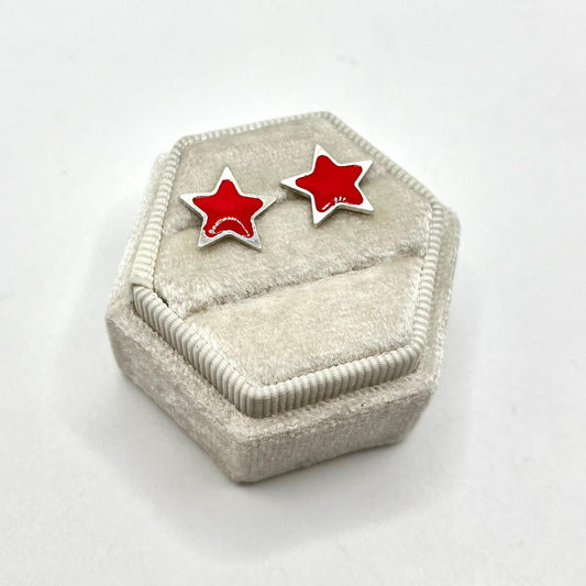 OR BIMBA STELLA ROSSA ELE ARGENTO