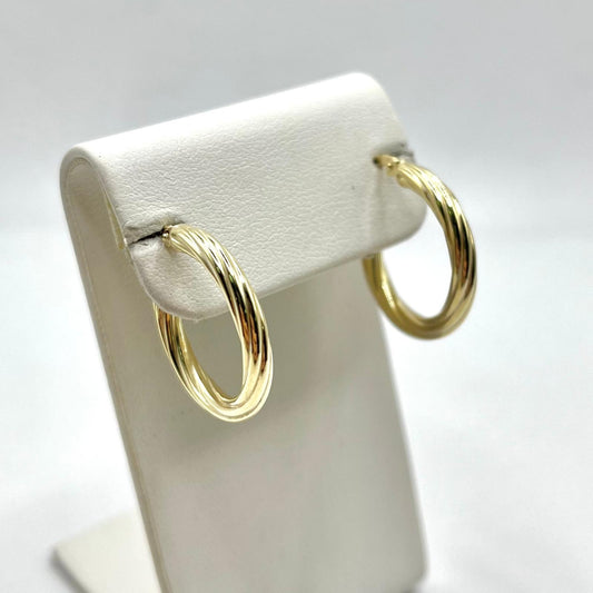 OR CERCHIO 3MM 2,1CM INTRECCIATO