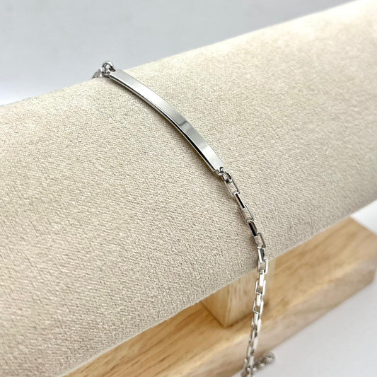 BR UOMO 2MM CON TARGHETTA 3,7X0,4CM