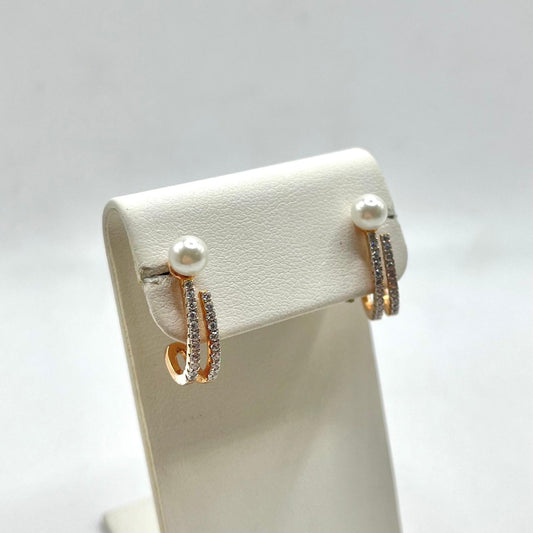 OR DUE FILI ZIRC CON PERLA