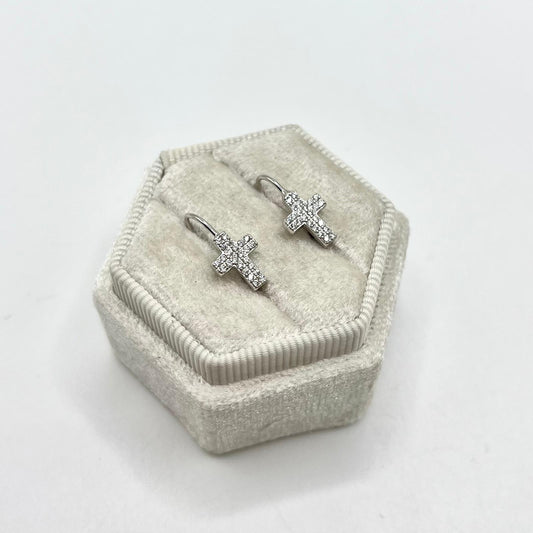 OR CAMPANELLA CON CROCE ZIRCONI