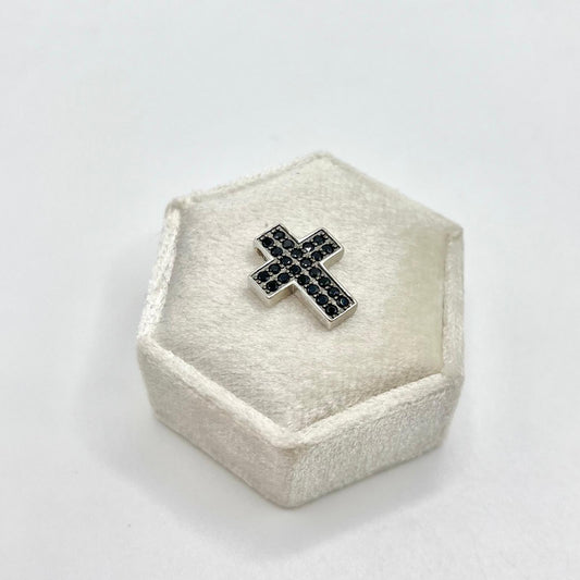 CN CROCE ZIRC NERI 1,2X1,6CM