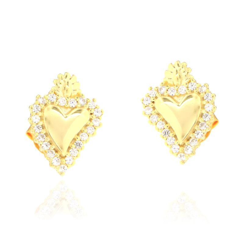 OR CUORE LISCIO CONTORNATO ZIRC