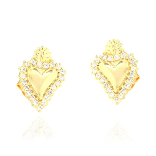 OR CUORE LISCIO CONTORNATO ZIRC