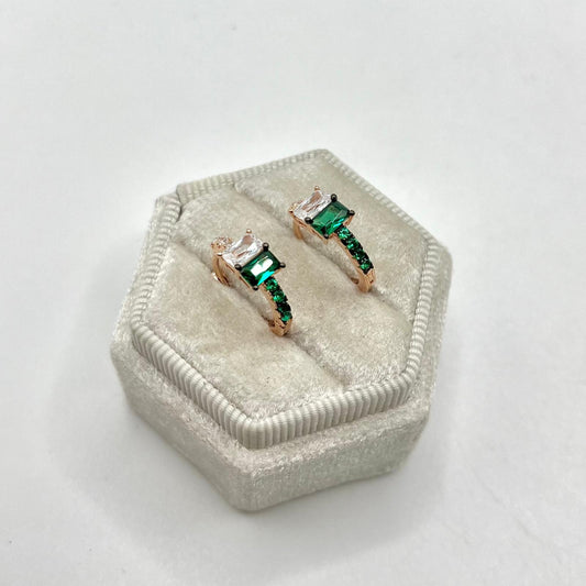 OR CERCHIO CON 2 PIETRE + ZIRC