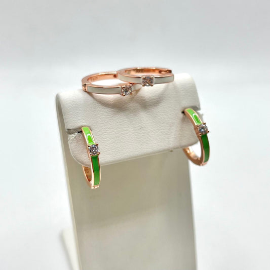 OR CERCHIO SMALTATO + ZIRC