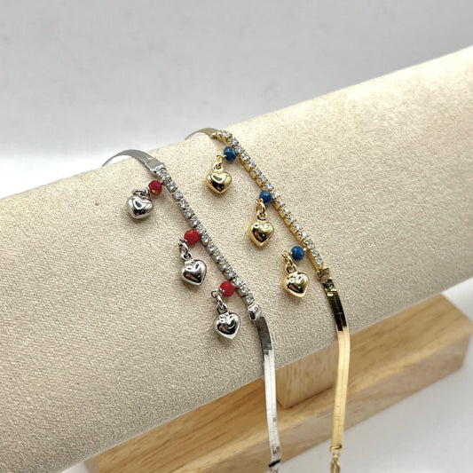 BR SNAKE E CUORI BOMB PENDENTI