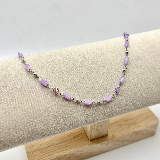 CAVIGLIERA CON PERLE COLORATE