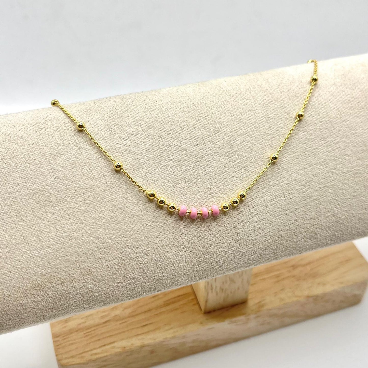 CAVIGLIERA SFERE ROSA