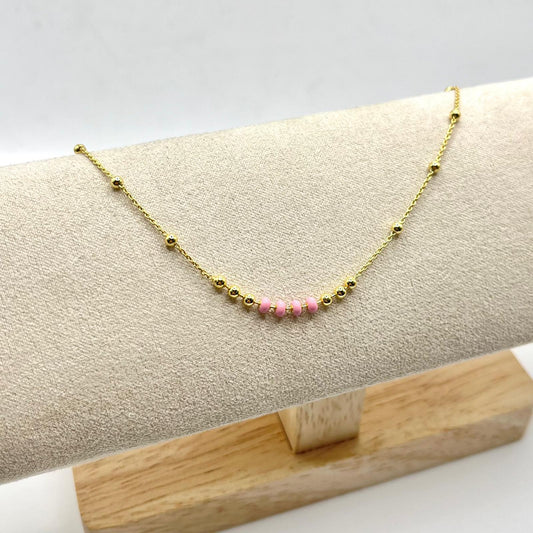 CAVIGLIERA SFERE ROSA