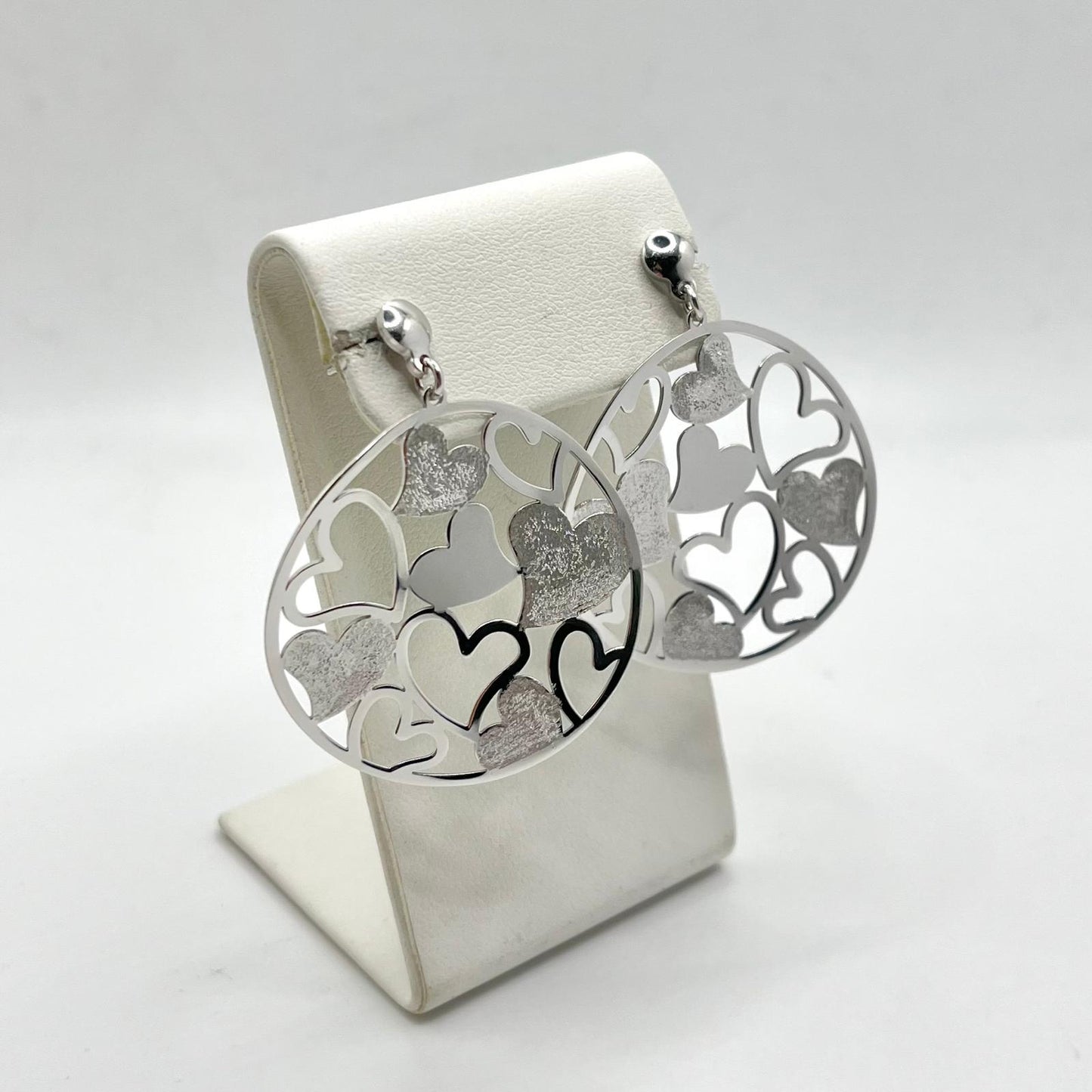 OR PEND TONDO CUORI SAT E LISCI