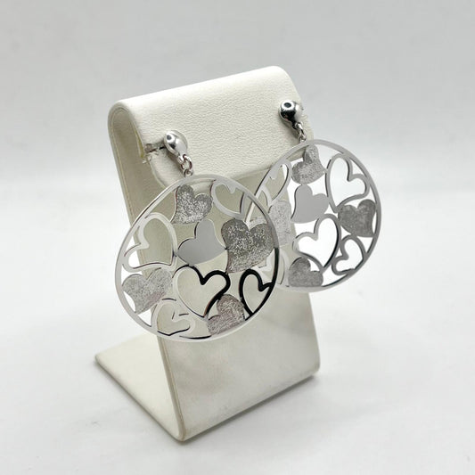 OR PEND TONDO CUORI SAT E LISCI