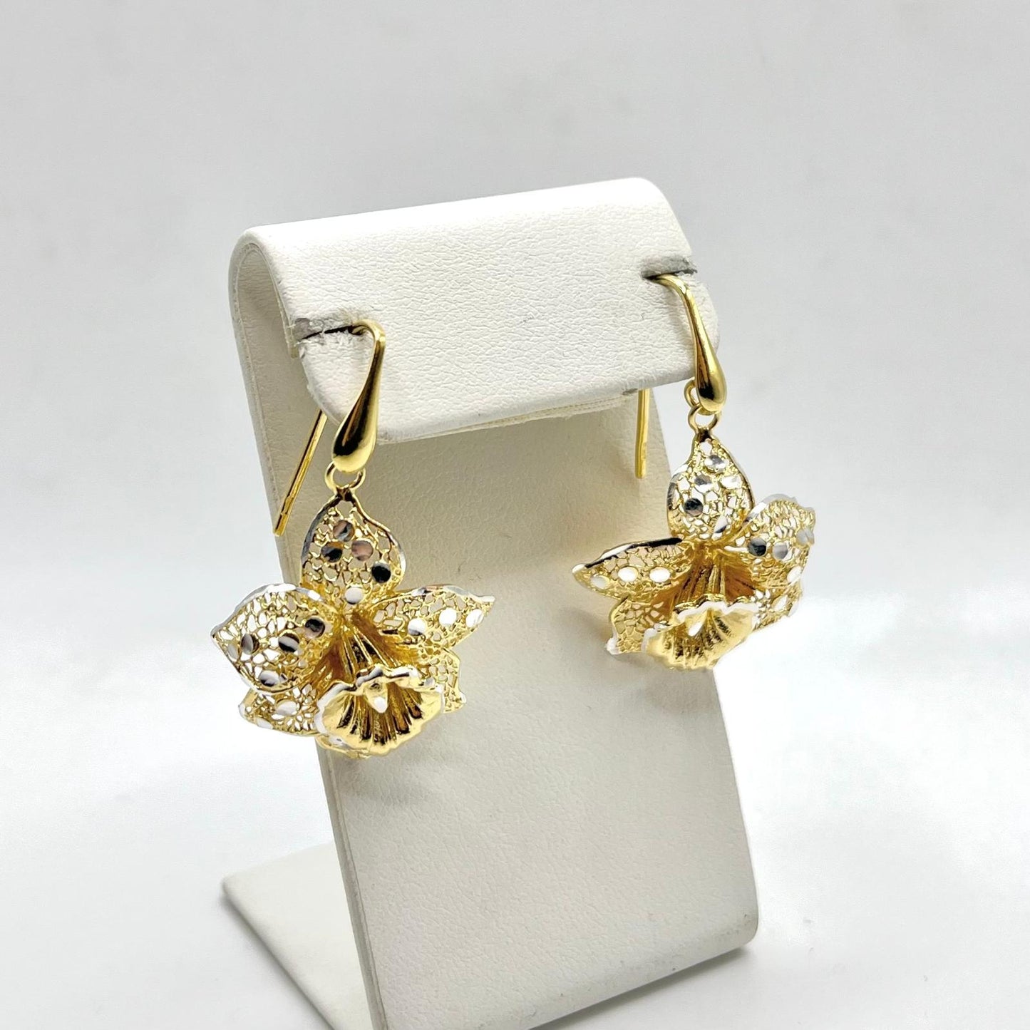 OR PENDENTE FIORE LAVORATO