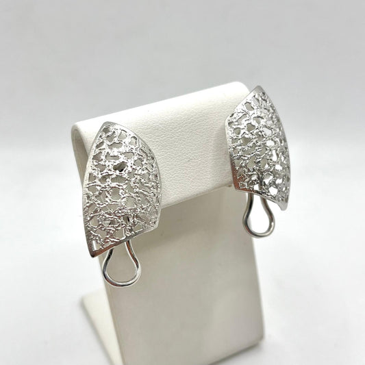 OR CLIP CON PERNO SATINATI GEOMETRCI