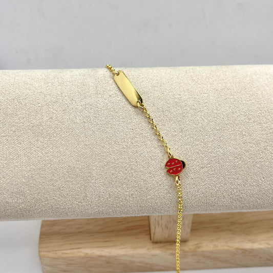 BR TARGHETTA E COCCINELLA SMALTO