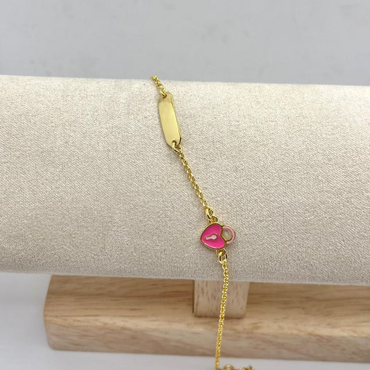 BR TARGHETTA E LUCCHETTO SMALTO