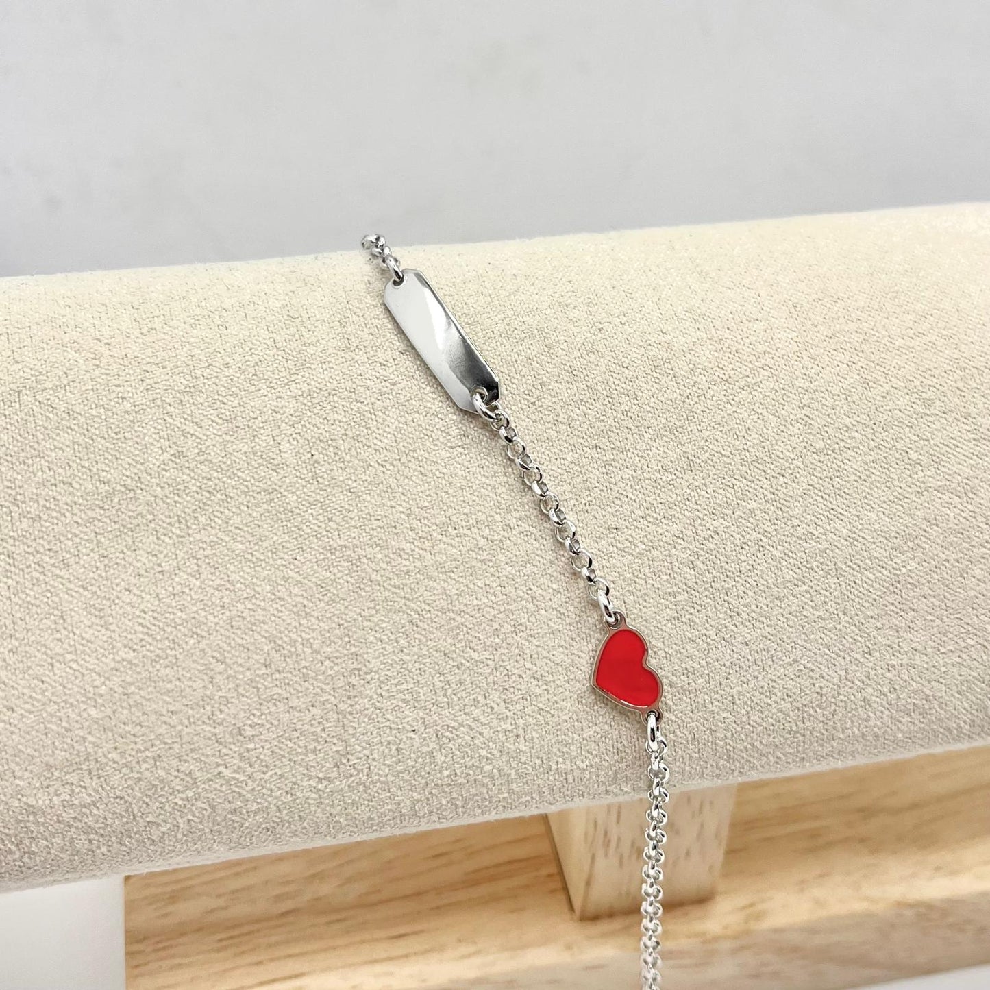 BR TARGHETTA E CUORE SMALTO