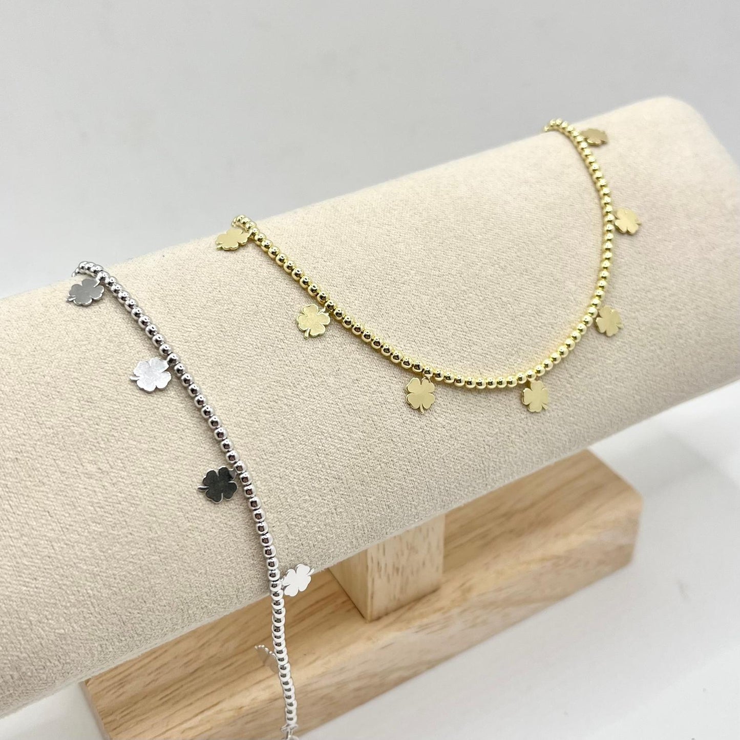 BR PALLINE E 7 QUADRIFOGLI LISCI