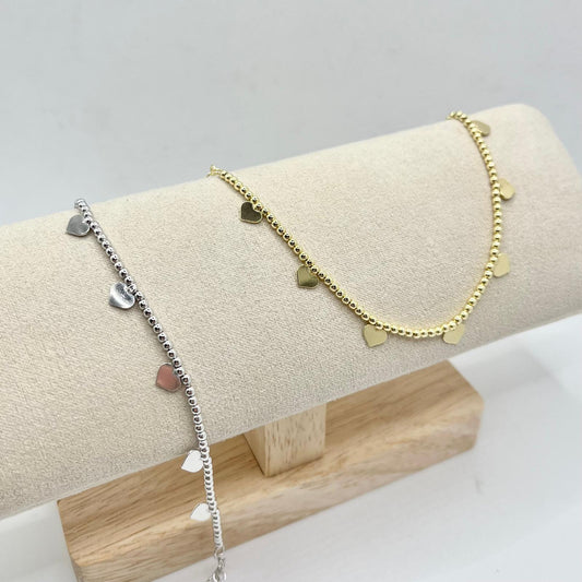 BR PALLINE E 7 CUORI LISCI