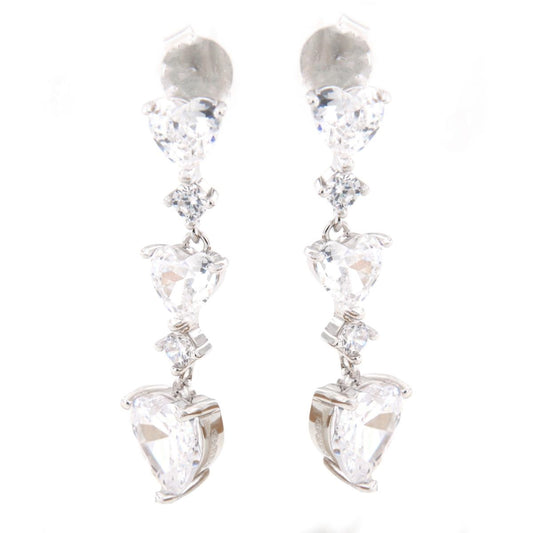 OR PENDENTE CUORI E ZIRC