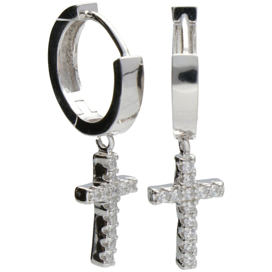 CAMP LISCIA 2,5 MM CON CROCE ZIRC BIANCHI